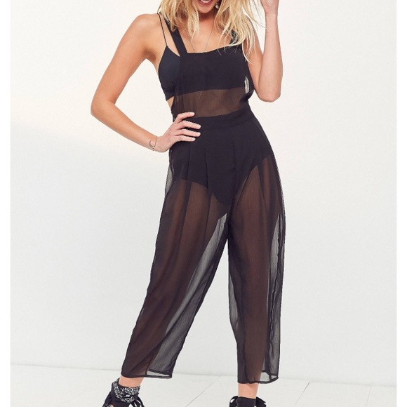mesh overalls